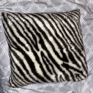 Zebra pillow